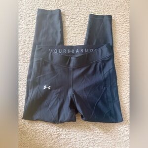 Under Armour Black Workout Leggings with Branded Waistband